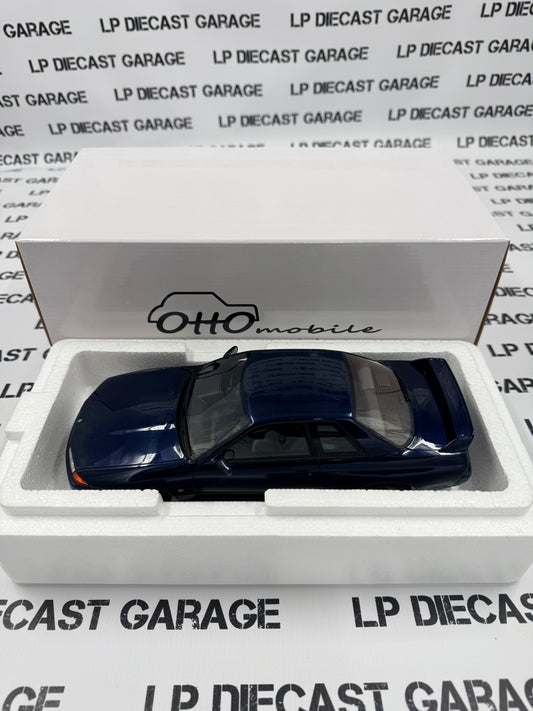 OTTO MOBILE 1993 Nissan Skyline GT-R BNR32 Blue 1:18 Scale Resin Model OT1199