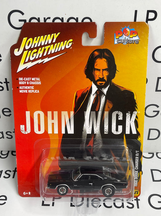 JOHNNY LIGHTNING 1968 Dodge Charger R/T John Wick 1:64 Diecast