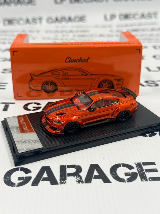 LIBERTY64 Ford Mustang Clinched Copper w/ Black Stripes 1:64 Diecast Ghost Player