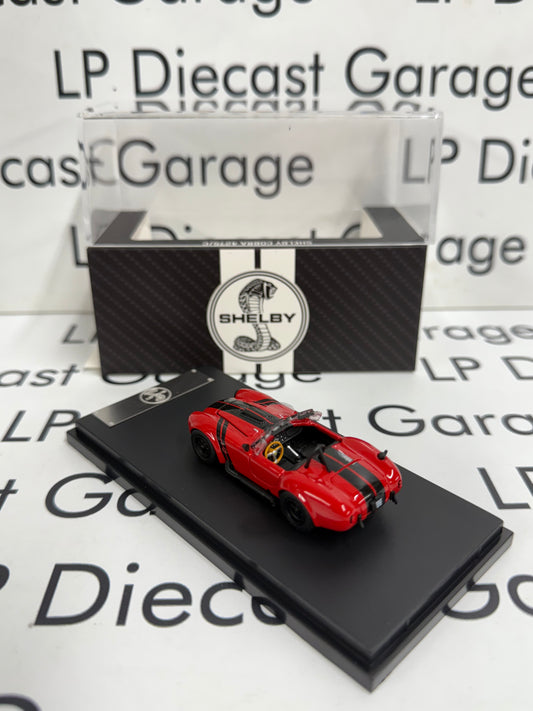 FINE WORKS 64 Shelby Cobra 427 S/C Red w/ Black Stripes 1:64 Diecast