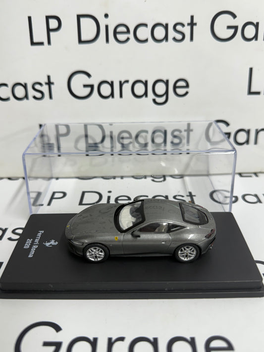 EDICOLA 2020 Ferrari Roma Grey 1:64 Diecast w/ Display Case