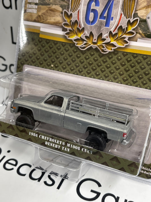 RAW CHASE GREENLIGHT 1986 Chevrolet Silverado M1008 CUCV 1:64 Diecast Battalion