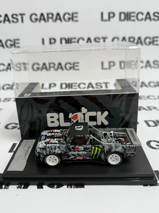 STREET WARRIOR 1977 Ford F-150 Hoonitruck Ken Block #43 1:64 Diecast White Rims