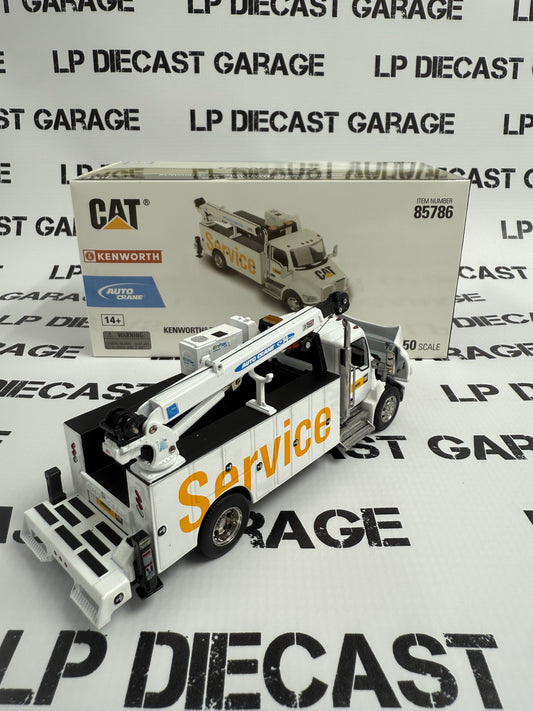 DIECAST MASTERS Kenworth CAT Service Truck T380 Crane Miller EnPak 1:50 Diecast