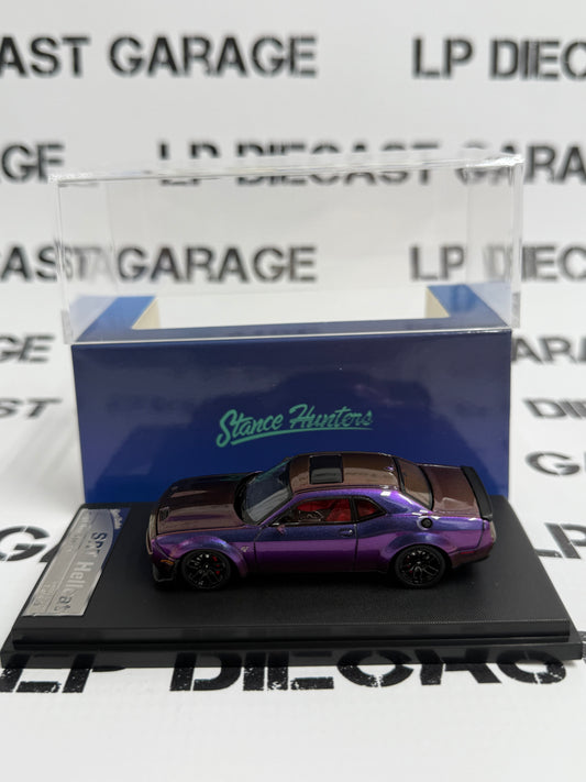 STANCE HUNTERS 2023 Dodge Challenger SRT Hellcat Chameleon 1:64 Diecast
