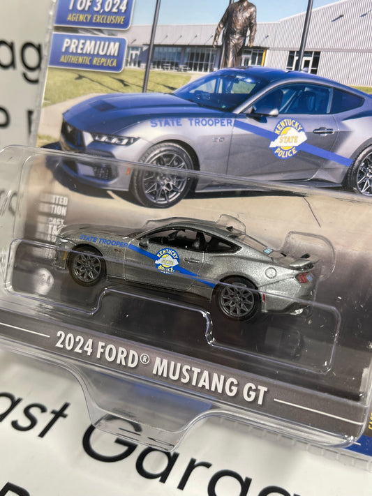 GREENLIGHT 2024 Ford Mustang GT Kentucky Police 1:64 Diecast Exclusive