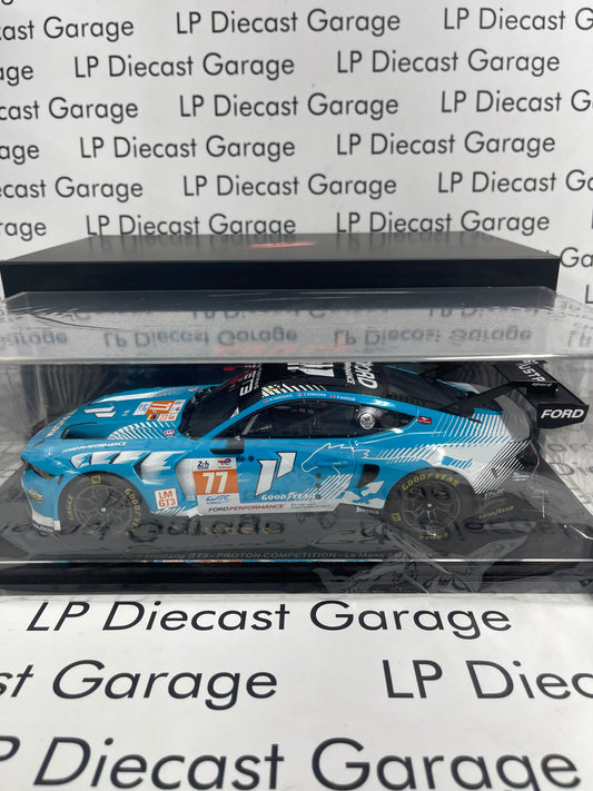 SPARK Models Ford Mustang GT3 #77 Proton 1:18 Resin Model Le Mans 2024 Blue
