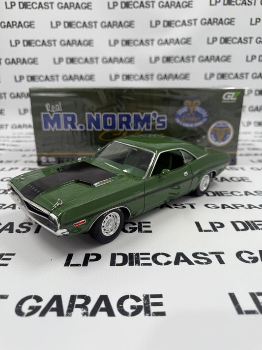 GREENLIGHT 1970 Dodge Challenger R/T F8 Green 1:18 Diecast Mr.Norm's