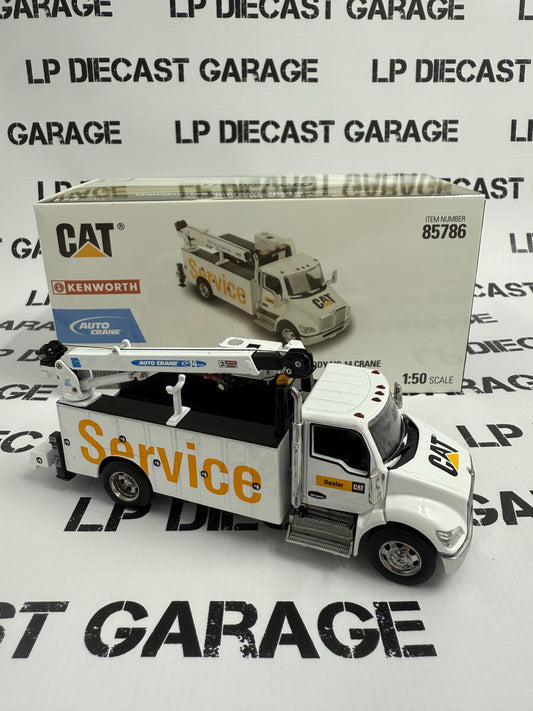 DIECAST MASTERS Kenworth CAT Service Truck T380 Crane Miller EnPak 1:50 Diecast