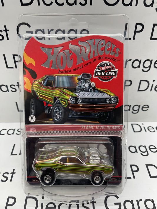 HOT WHEELS 71' AMC Javelin AMX Green RLC Collectors 1:64 Diecast