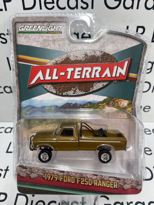 GREENLIGHT 1979 Ford F250 Ranger Gold 1:64 Diecast All Terrain