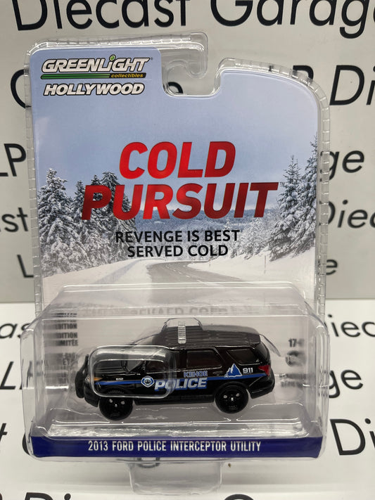GREENLIGHT 2013 Ford Police Interceptor Utility Kehoe Cold Pursuit 1:64 Diecast Hollywood