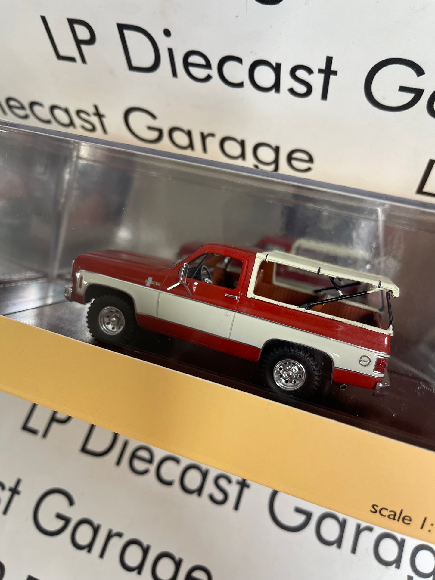 GLM 1973 Chevrolet K5 Blazer Red 1:43 Scale Resin Model Open Top