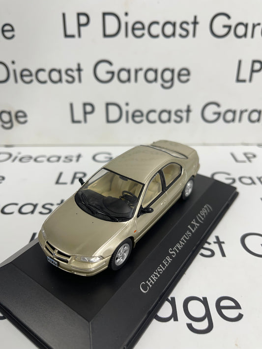 EDICOLA 1997 Chrysler Stratus LX Gold Sedan 1:43 Diecast