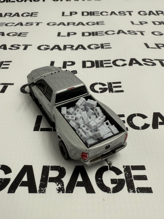 3D Printed Customs Standard Cement Blocks Pack of 50pcs for 1:64 Scale Diecast