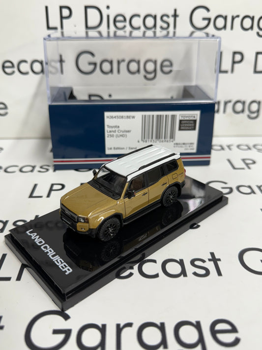 HOBBY JAPAN 2024 Toyota Land Cruiser 1st Edition Sand LHD 1:64 Diecast