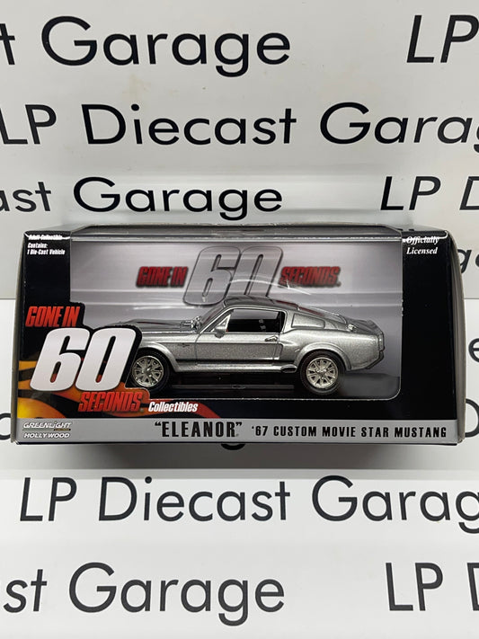 GREENLIGHT 1967 Ford Mustang GT500 Eleanor Gone in 60 Seconds Movie Car 1:43 Diecast