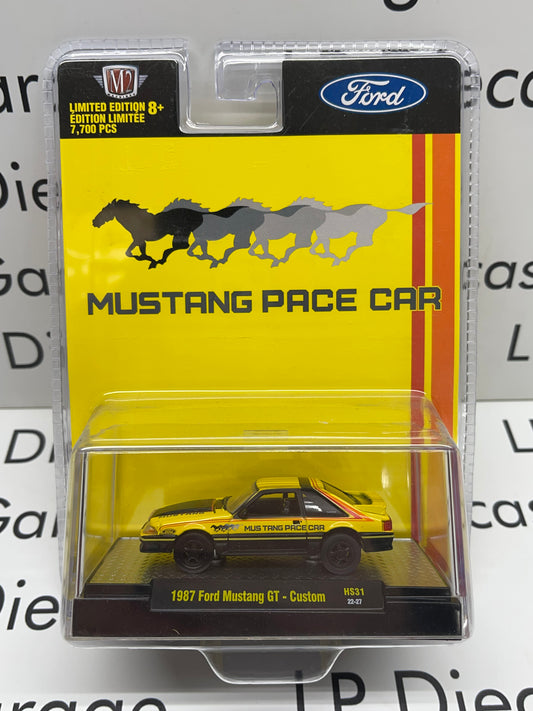 M2 Machines 1987 Ford Mustang GT Pace Car 1 of 7700 1:64 Diecast
