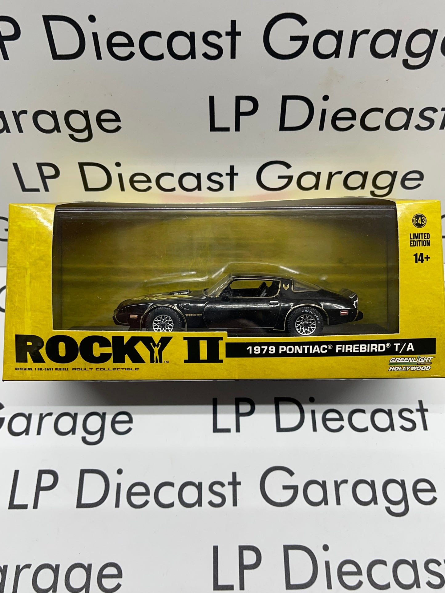 GREENLIGHT 1979 Pontiac Firebird T/A Rocky II Movie Car 1:43 Diecast