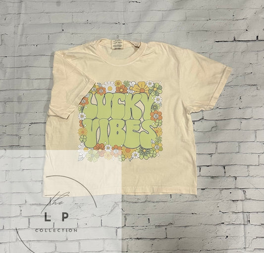 Lucky Vibes Crop Short Sleeve T-Shirt