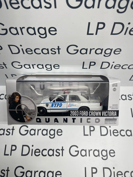 GREENLIGHT 2003 Ford Crown Victoria NYPD Police 1:43 Diecast Quantico