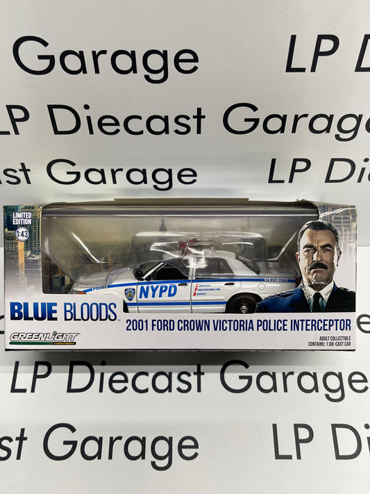 GREENLIGHT Ford Crown Victoria NYPD Police Blue Bloods Show 1:43 Diecast