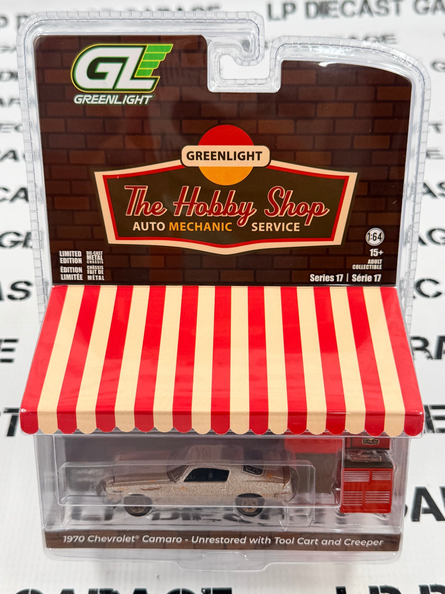 GREENLIGHT 1970 Chevrolet Camaro Project Car 1:64 Diecast Hobby Shop