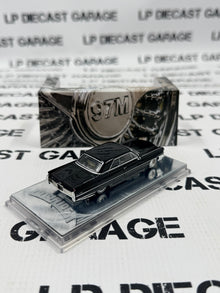 97M Custom Lowriders 1964 Cadillac Coupe Deville Black 1:64 Diecast Adjustable Suspension