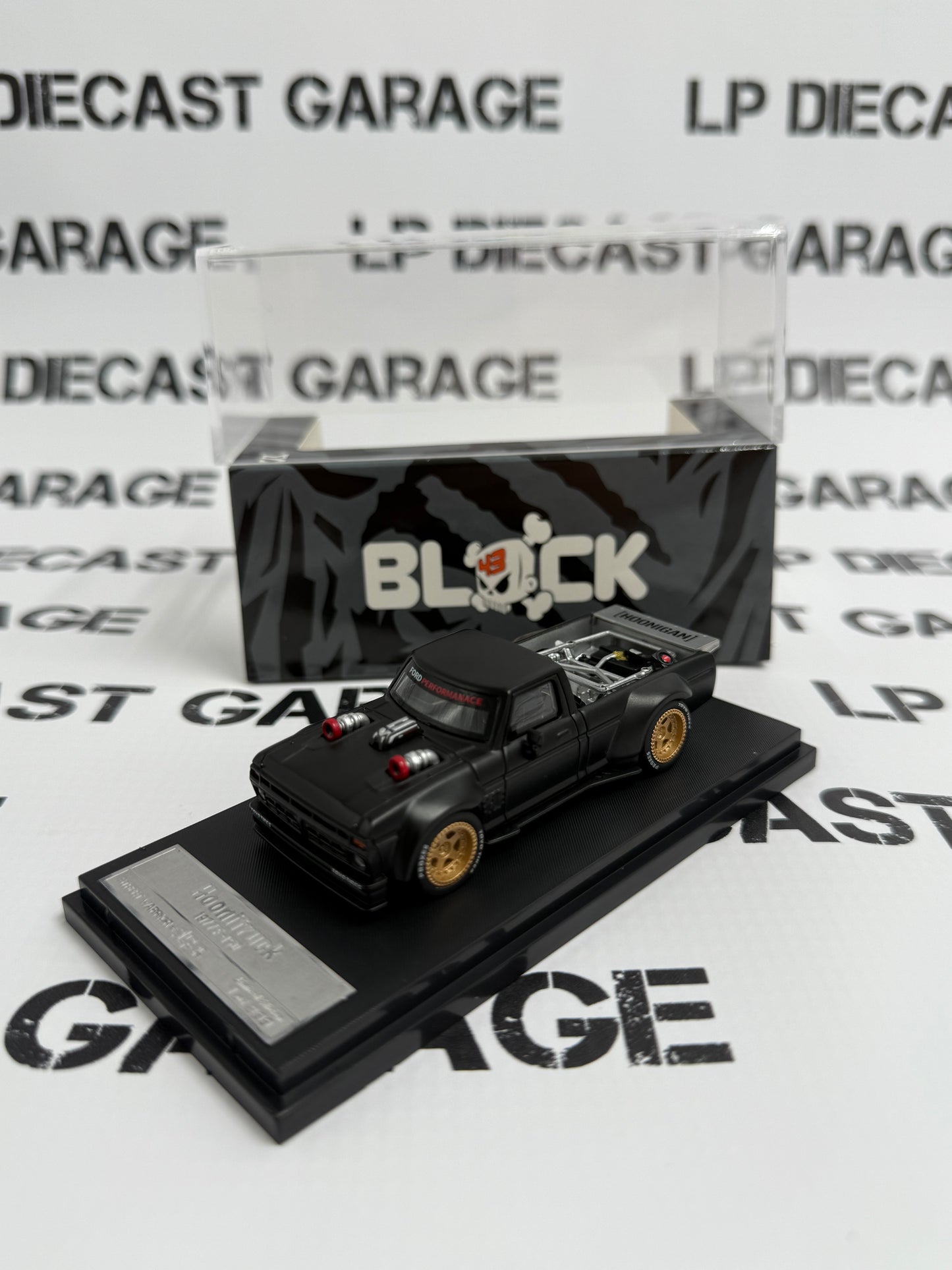 STREET WARRIOR 1977 Ford F-150 Hoonitruck Ken Block 1:64 Diecast All Black
