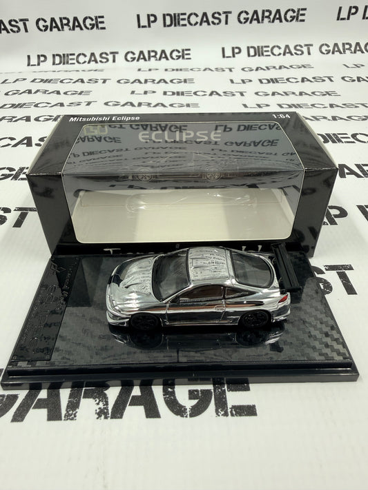 TRANSCEND MODEL 1995 Mitsubishi Eclipse Chrome Edition 1:64 Diecast