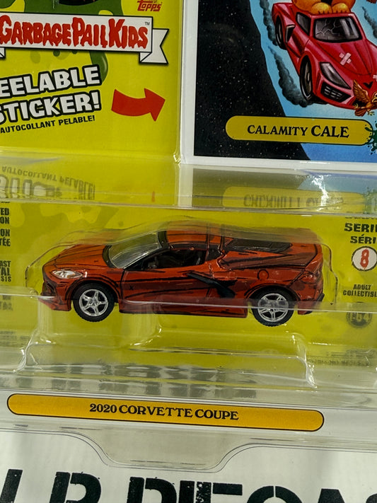 GREENLIGHT 2020 Chevrolet Corvette Calamity Cale 1:64 Diecast Garbage Pail Kids