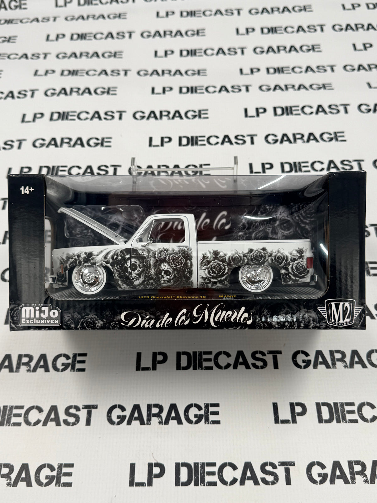M2 1973 Chevrolet Cheyenne 10 Dia De Los Muertos MiJo 1:24 Diecast