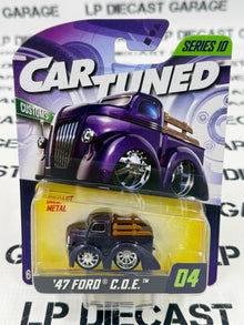 CARTUNED '47 Ford COE Purple 1:64 Diecast Series 10