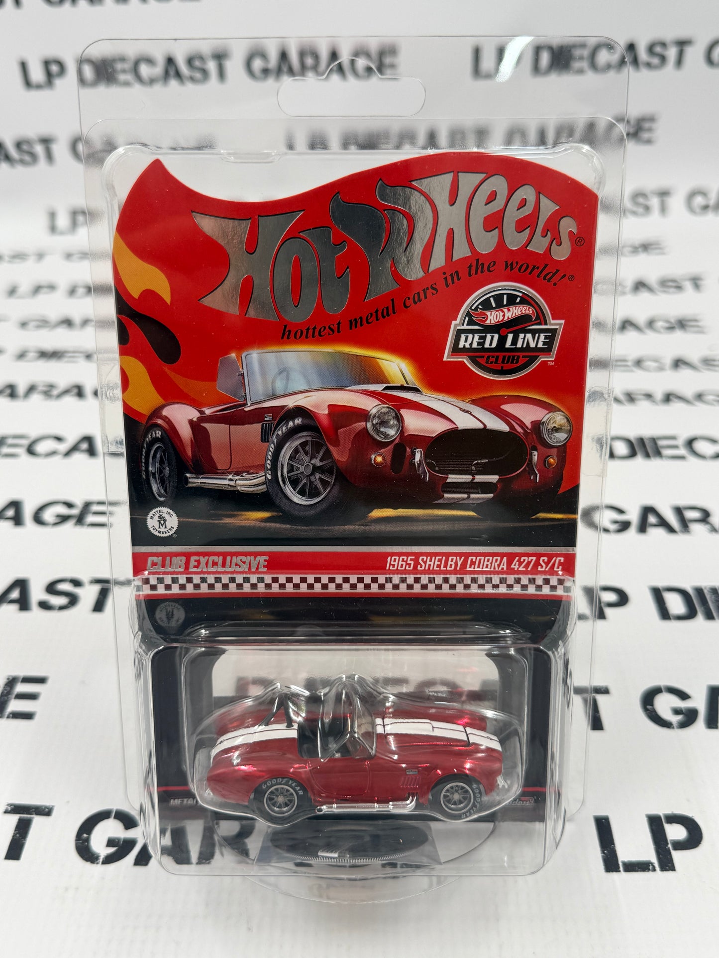 HOT WHEELS 1965 Shelby Cobra 427 S/C Red RLC Collectors 1:64 Diecast
