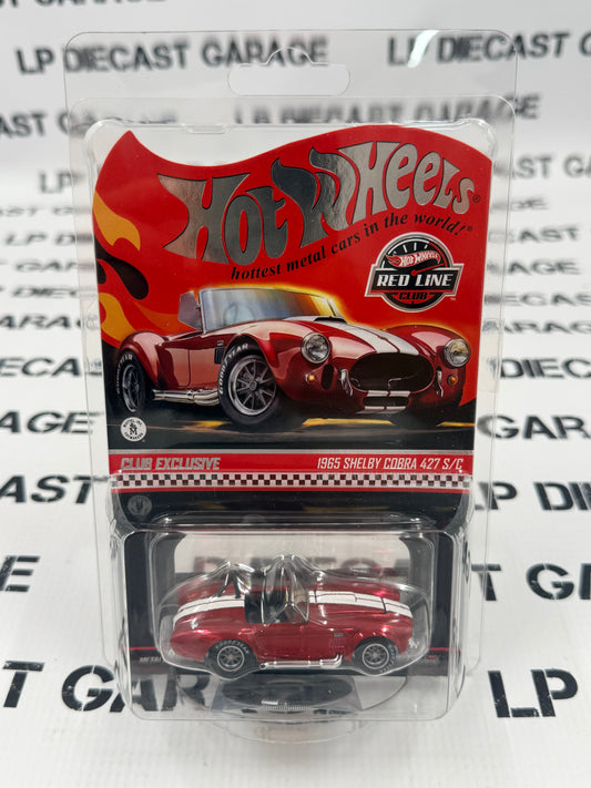 HOT WHEELS 1965 Shelby Cobra 427 S/C Red RLC Collectors 1:64 Diecast