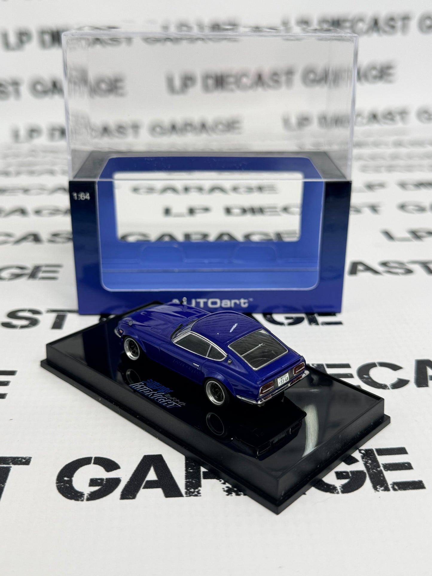 AUTOart Nissan Fairlady Z Blue 1:64 Scale Diecast Wangan Midnight