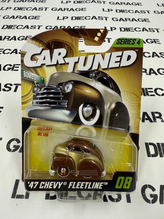 CARTUNED '47 Chevy Fleetline Brown 1:64 Diecast Series 4