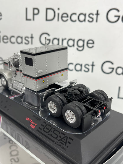 IXO Models 1980 GMC General Semi Truck Silver 1:64 Diecast USA Model