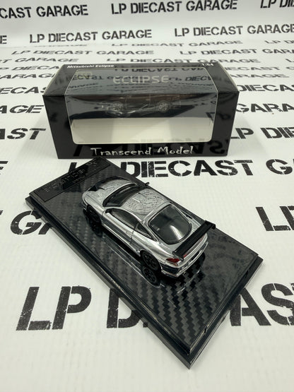 TRANSCEND MODEL 1995 Mitsubishi Eclipse Chrome Edition 1:64 Diecast