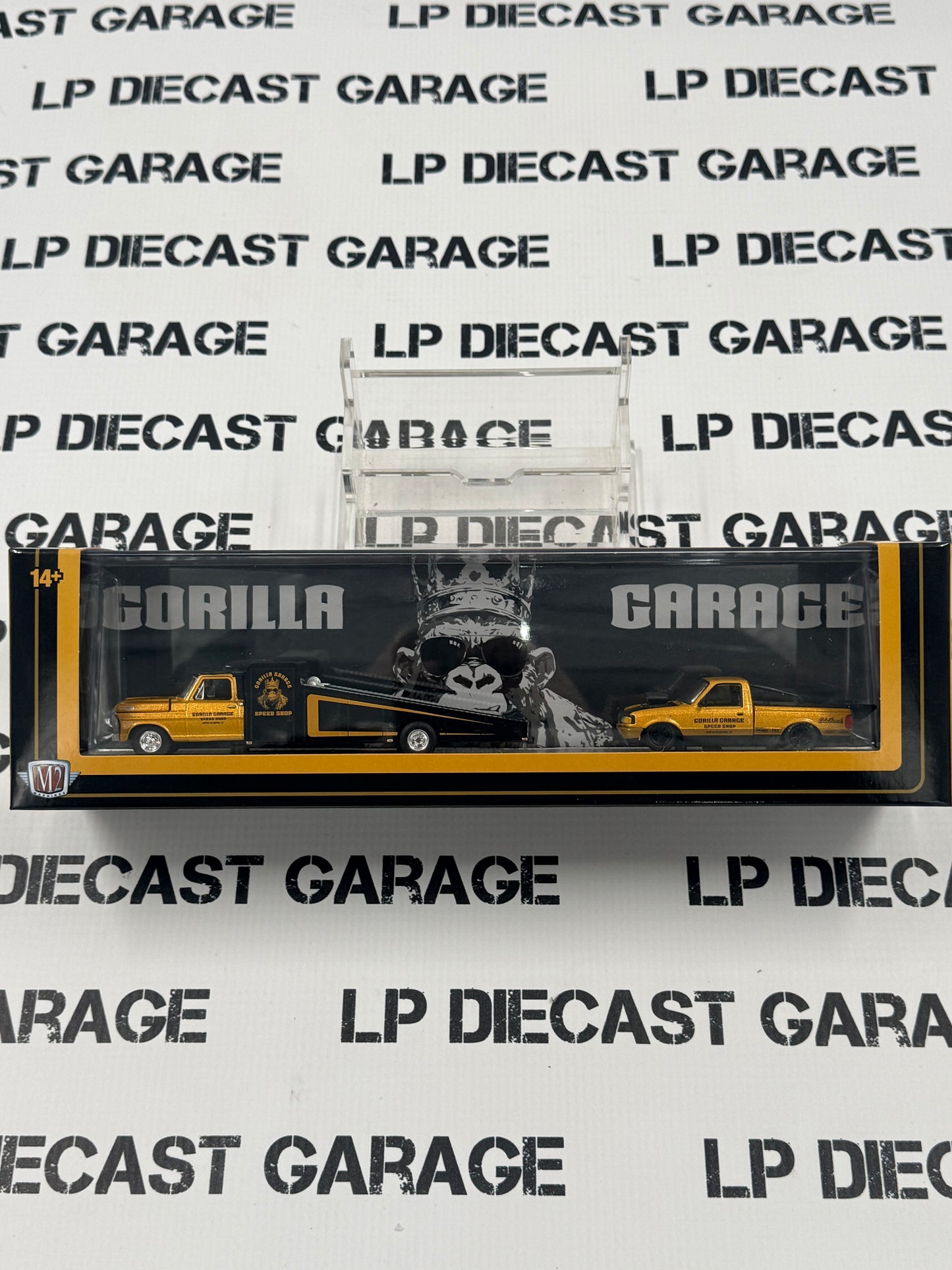 M2 Haulers 1969 Ford F-350 Ramp & 1995 Ranger Gorilla Garage 1:64 Diecast