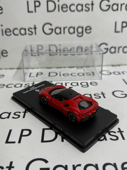EDICOLA 2019 Ferrari SF90 Stradale Red 1:64 Diecast w/ Display Case