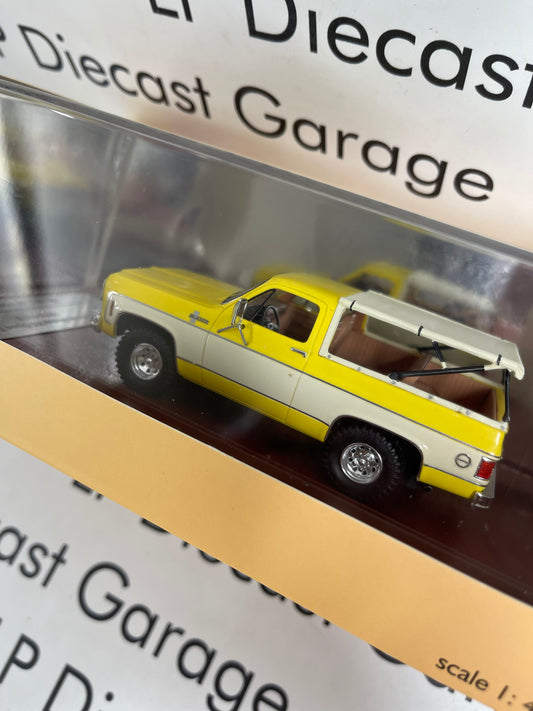 GLM 1973 Chevrolet K5 Blazer Yellow 1:43 Scale Resin Model Open Top