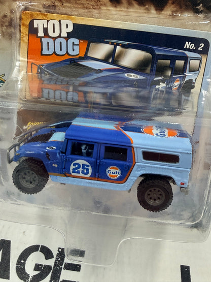 JOHNNY LIGHTNING 2006 Hummer H1 Alpha Dark Blue Gulf 1:64 Diecast