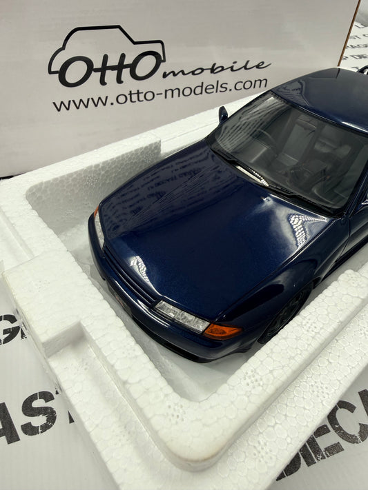 OTTO MOBILE 1993 Nissan Skyline GT-R BNR32 Blue 1:18 Scale Resin Model OT1199