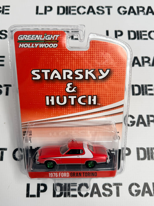 CHASE GREENLIGHT 1976 Ford Gran Torino Starsky & Hutch 1:64 Diecast