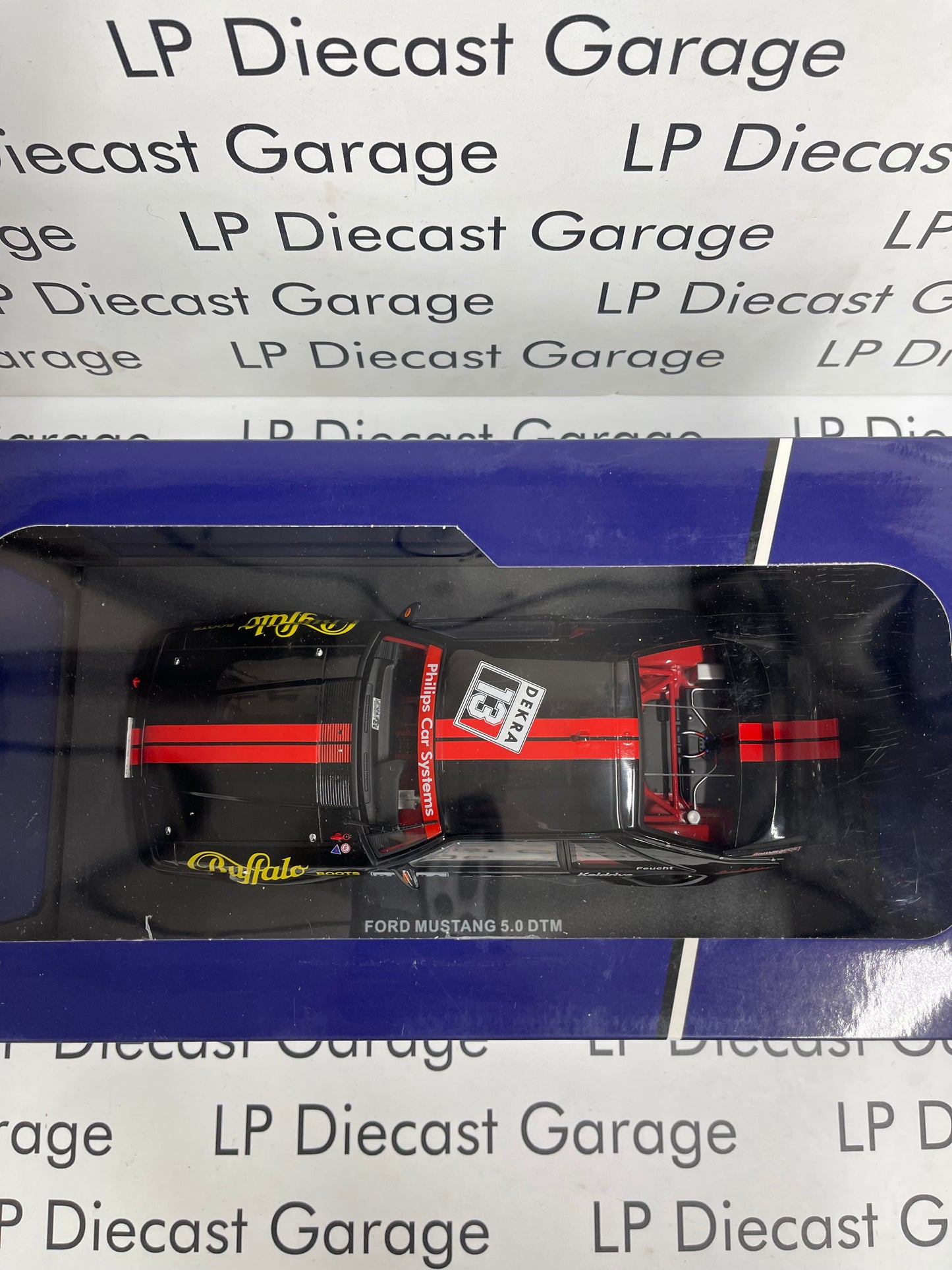 WERK 83 1992 Ford Mustang 5.0 DTM #13 J. Feucht Black 1:18 Diecast
