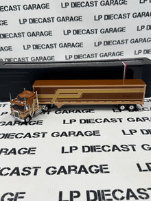 IXO Models 1976 Kenworth K100 Aerodyne Brown 1:64 Diecast Semi Truck w/ Trailer