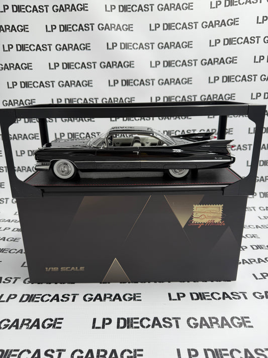 STAMP MODELS 1959 Cadillac Coupe Deville Black 1:18 Resin Model