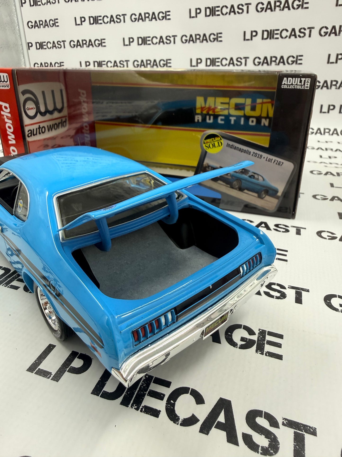 AUTO WORLD 1972 Dodge Demon GSS Petty Blue 1:18 Diecast Mecum Auctions