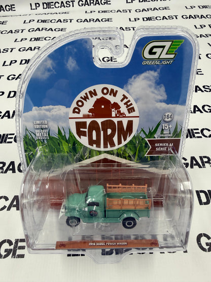 GREENLIGHT 1946 Dodge Power Wagon Strawberry Farms 1:64 Diecast Down on the Farm